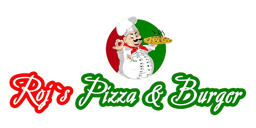 Roj's Pizza logo.